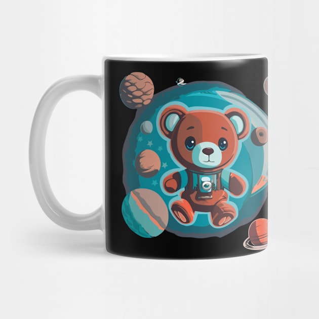 Space Explorer Teddy Bear by 365inspiracji